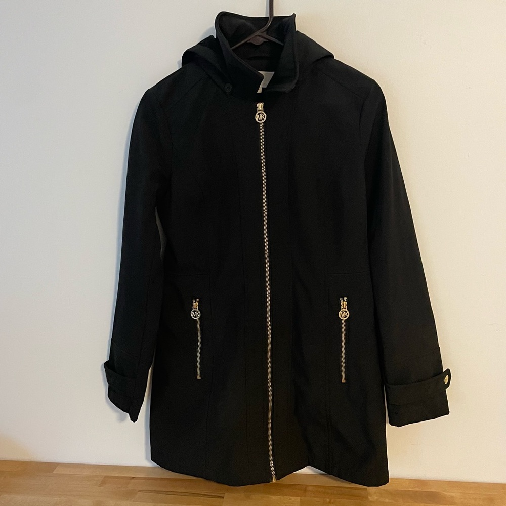 MICHAEL Michael Kors Black Hooded Coat